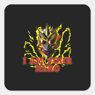 ADESIVO QUADRADO EU SOU SEU HERÓI