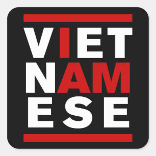 ADESIVO QUADRADO EU SOU VIETNAMIANO