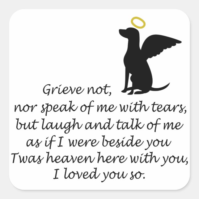 Adesivo Quadrado Eu Te Amava Tão (Frente)