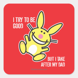 Adesivo Quadrado Eu Tiro Depois Do Meu Pai