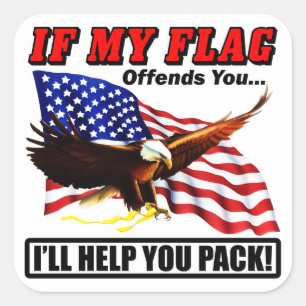 Adesivo Quadrado Eu vou ajudá-lo a fazer malas!