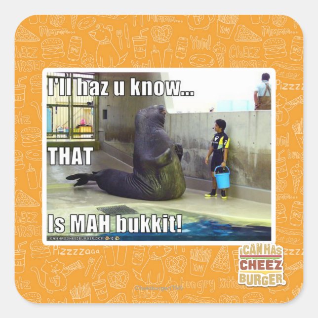 Adesivo Quadrado Eu vou te dizer (Frente)