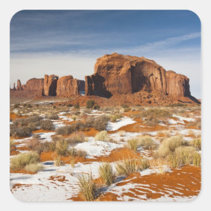 Adesivo Quadrado EUA, Arizona, Monument Valley Navajo Tribal