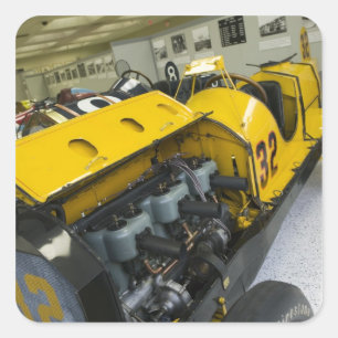 Adesivo Quadrado EUA, Indiana, Indianapolis: Motor de Indianapolis