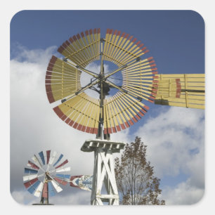 Adesivo Quadrado EUA, Indiana, Kendallville: Centro, América