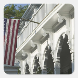 Adesivo Quadrado EUA, MASSACHUSETTS, Martha's Vineyard: