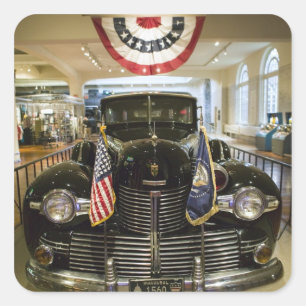 Adesivo Quadrado EUA, Michigan, Dearborn: O museu de Henry Ford,