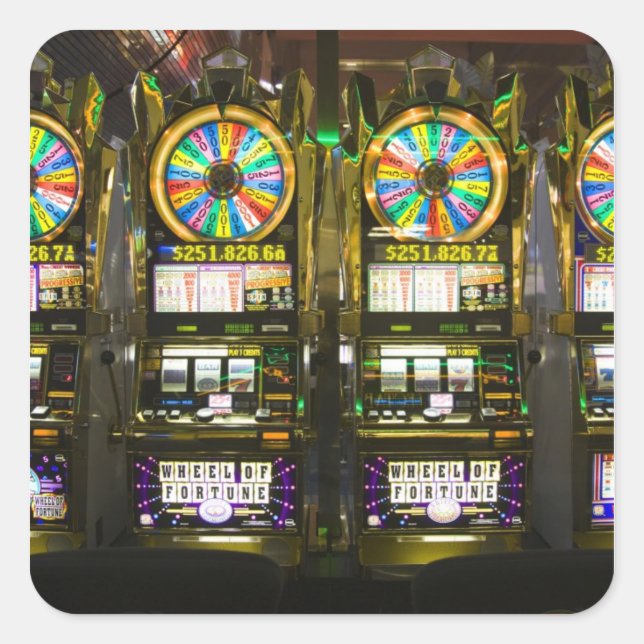 Adesivo Quadrado EUA, Nevada, Las Vegas. McCarran Internacional (Frente)