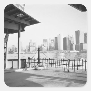 Adesivo Quadrado EUA, NOVA YORK: Cidade de Nova York Lower Manhatta