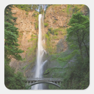 Adesivo Quadrado EUA, Oregon, Columbia River Gorge, Multnomah