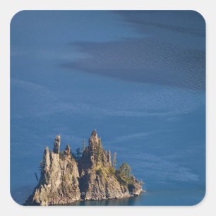 Adesivo Quadrado EUA, Oregon, Crater Lake, Phantom Ship