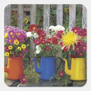 Adesivo Quadrado EUA, Oregon, Portland. Material de enamelware anti