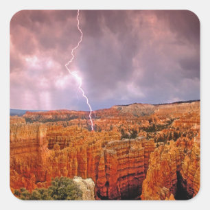 Adesivo Quadrado EUA, Utah, Parque Nacional Bryce Canyon.