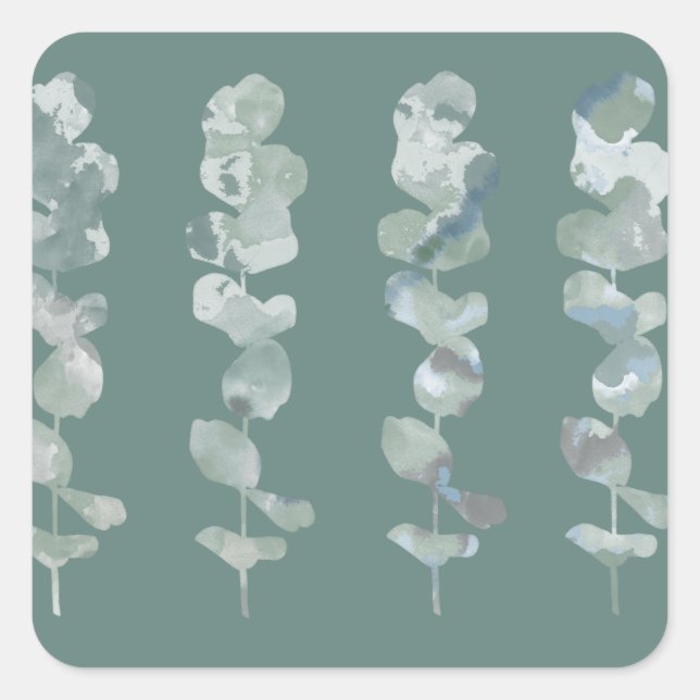 Adesivo Quadrado Eucalyptus (Frente)