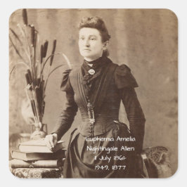 Adesivo Quadrado Euphemia Amelia Nightingale Allen
