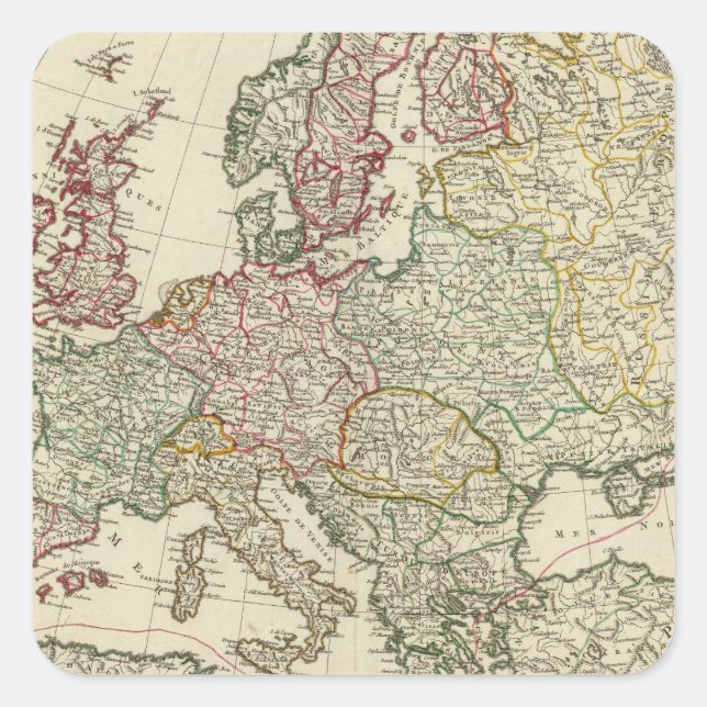 Adesivo Quadrado Europa (Frente)