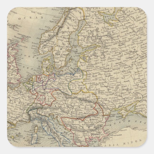Adesivo Quadrado Europa 15 (Frente)