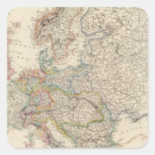Adesivo Quadrado Europa 27
