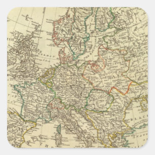 Adesivo Quadrado Europa 43