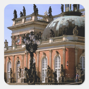 Adesivo Quadrado Europa, Alemanha, Potsdam. Parque Sanssouci, Neus