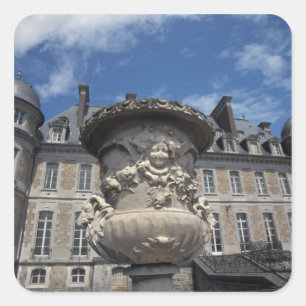 Adesivo Quadrado EUROPA, Bélgica, Castelo de Beloeil