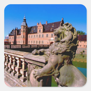 Adesivo Quadrado Europa, Dinamarca, Copenhaga (Kobenhaven),