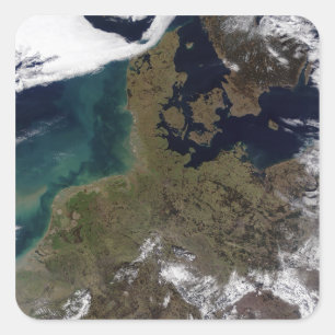 Adesivo Quadrado Europa do Noroeste