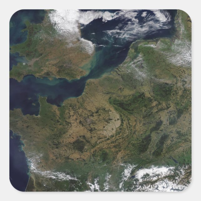 Adesivo Quadrado Europa do Noroeste (Frente)