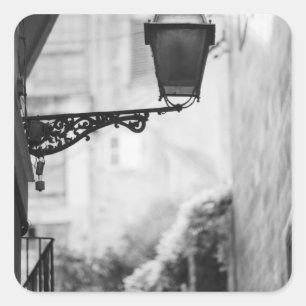 Adesivo Quadrado Europa, Espanha, Maiorca. Luzes de rua, Palma