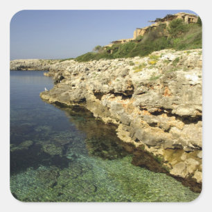 Adesivo Quadrado Europa, Espanha, Minorca (também conhecida por Me