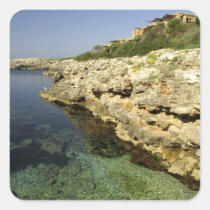 Adesivo Quadrado Europa, Espanha, Minorca (também conhecida por Me