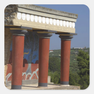 Adesivo Quadrado Europa, Grécia, Creta (também conhecido por Kriti)