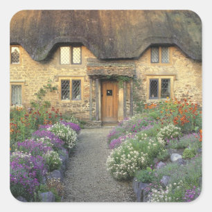 Adesivo Quadrado Europa, Inglaterra, Chippenham. Luz de madrugada