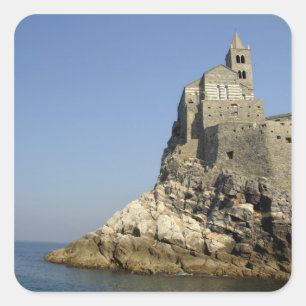 Adesivo Quadrado Europa, Itália, Portovenere também conhecido por