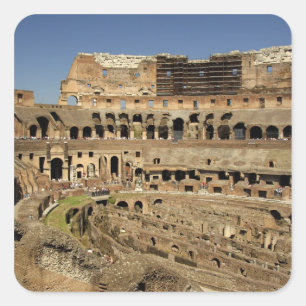 Adesivo Quadrado Europa, Itália, Roma. O Coliseu (também conhecido