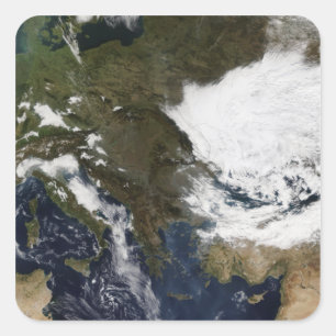 Adesivo Quadrado Europa Oriental e Meridional