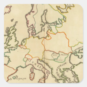 Adesivo Quadrado Europa pela religião 2