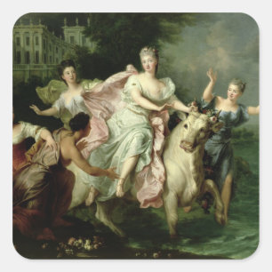 Adesivo Quadrado Europa sendo realizada por Júpiter