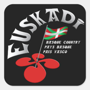 Adesivo Quadrado Euskadi Pays Basque