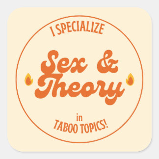 Adesivo Quadrado $ex e Teoria