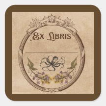 Ex-libris Vintage com Polvo