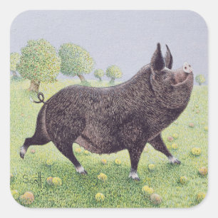 Adesivo Quadrado Excelente do sentimento