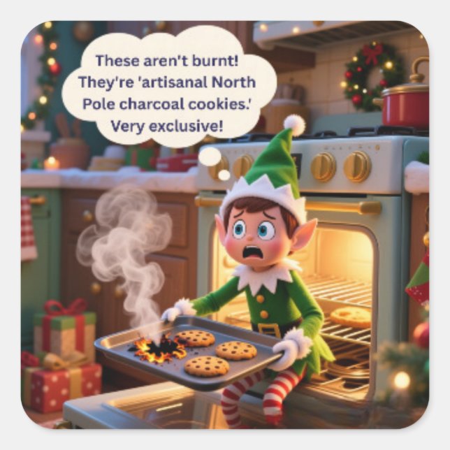 Adesivo Quadrado Exclusive Holiday Edition! (Frente)