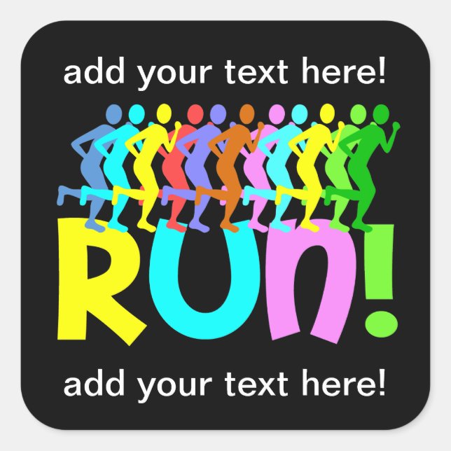 Adesivo Quadrado execução (Frente)