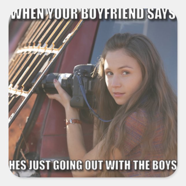 Adesivo Quadrado Exemplo (Frente)