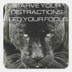 Adesivo Quadrado Exercício inspirador