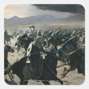 Adesivo Quadrado Exército de Rohan