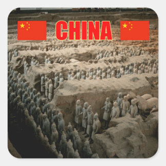 Adesivo Quadrado Exército de Terracotta da CHINA