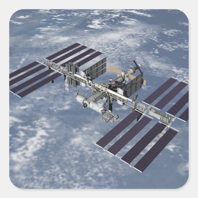 Adesivo Quadrado Exibição 2 gerada por computador (Frente)