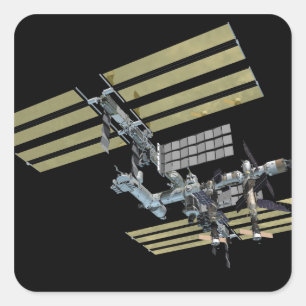 Adesivo Quadrado Exibição gerada pelo computador 11